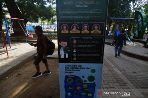 RTH Taman GOR Palu kembali dimanfaatkan warga