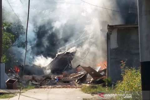 PESAWAT TEMPUR JATUH DI RIAU