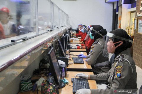 Pelayanan SIM dan Samsat terapkan protokol kesehatan