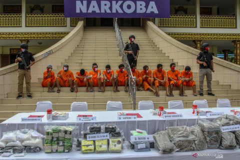 Pemusnahan barang bukti narkoba