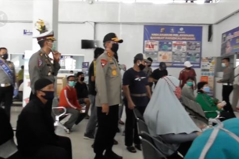 Kapolda Babel tinjau protokol kesehatan pelayanan SIM dan pajak