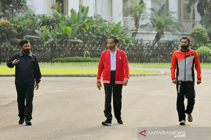 Gambaran normal baru dari kegiatan Presiden Joko Widodo
