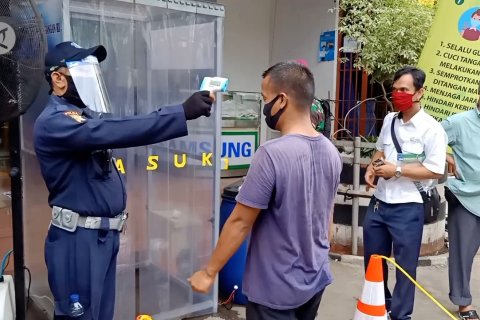 Pasar Perumnas Klender mulai berlakukan sistem ganjil-genap