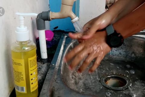 Menengok praktik sanitasi pencegahan COVID-19 di Rusun Kapuk Muara