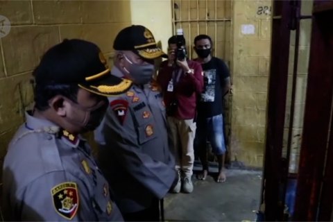 Anggota terpapar COVID-19, Kapolda Papua tinjau kesehatan tahanan di Polres Mimika