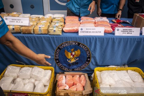 Sabu seberat 86,6 kg dimusnahkan BNN