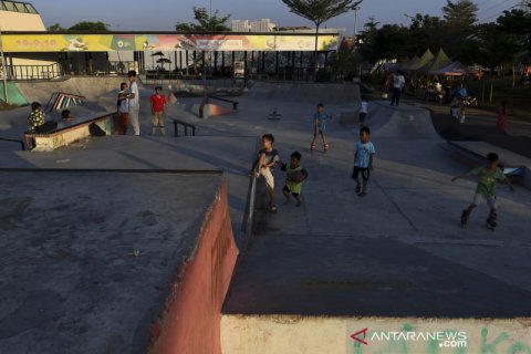 RTH Kalijodo mulai ramai dikunjungi warga