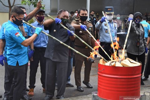 Penyelundupan 15 kg ganja di Banten