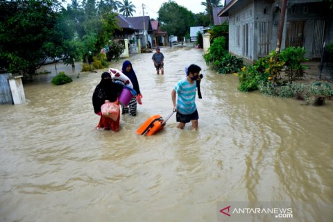 Banjir kembali merendam rumah di Masamba