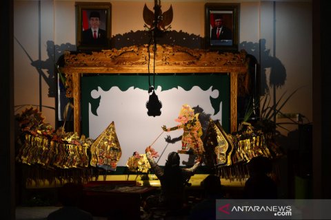 Pertunjukan wayang saat pandemi COVID-19