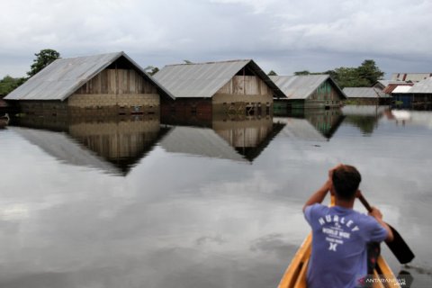 Ketinggian banjir di Konawe capai empat meter