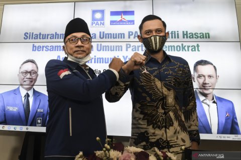 AHY bersambang ke kantor DPP PAN