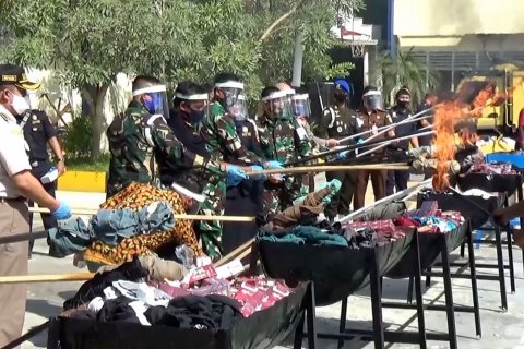 Bea Cukai Sumut musnahkan barang ilegal senilai Rp3,2 miliar