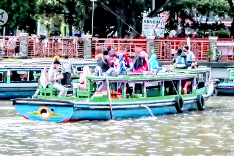 Mulai ramainya wisata susur sungai di Banjarmasin