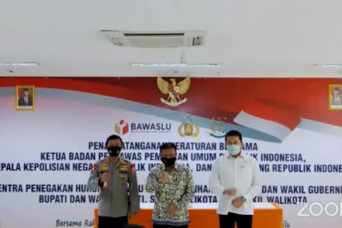 Bawaslu, Polri, dan Kejagung sepakati Gakkumdu Pilkada