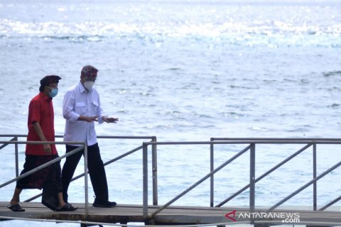 Menhub tinjau lokasi pembangunan Pelabuhan Penyeberangan Sampalan di Nusa Penida