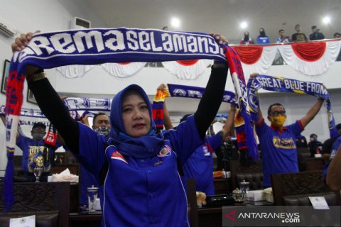 Peringatan HUT Arema tanpa konvoi