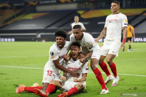Liga Europa: Kalahkan Wolves, Sevilla hadapi MU di semifinal