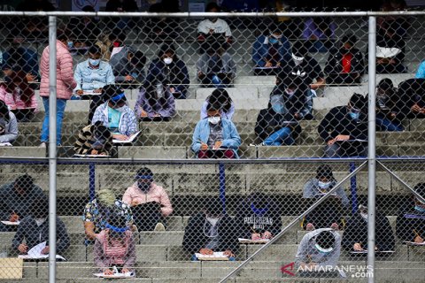 Protokol kesehatan saat ujian masuk Universitas di Meksiko