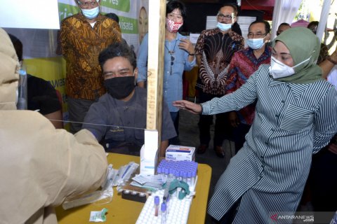 Tes cepat  COVID-19 pekerja pariwisata