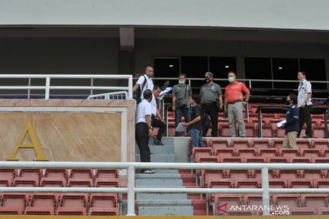 Persiapan Stadion GSJ jelang disurvei FIFA untuk tuan rumah Piala Dunia U20