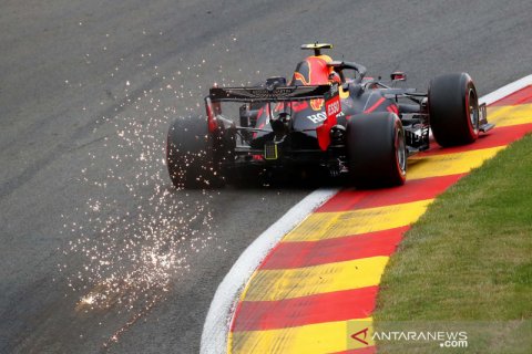 Sesi latihan F1 GP Belgia