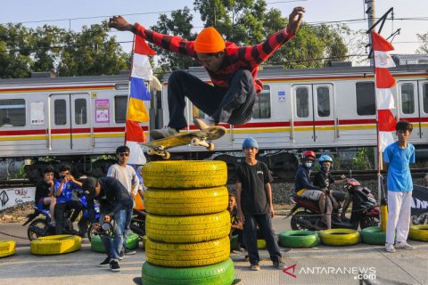 Minimnya arena bermain skateboard di Bekasi