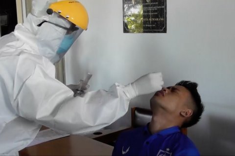 Jelang latihan perdana, PSIS Semarang jalani tes usap