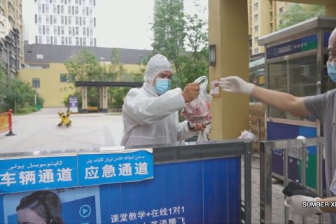 Ibu kota Xinjiang jamin pasokan kebutuhan sehari-hari