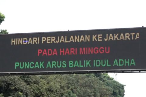 H+2 Idul Adha, arus balik tol Cikampek-Jakarta ramai lancar