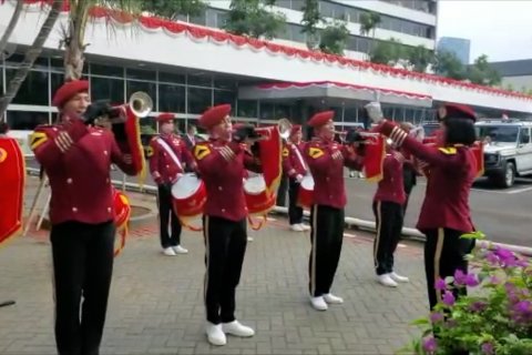 Penampilan perdana Orkestra STIN di Sidang Tahunan MPR