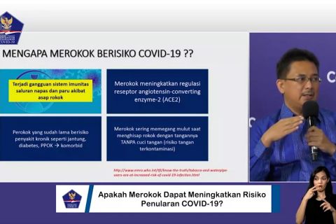 Perokok lima kali berisiko terjangkit COVID-19