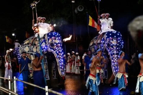 Sri Lanka rayakan Kandy Esala Perahera tanpa penonton
