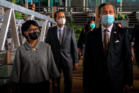 Menlu RI dan Singapura bahas rencana koridor perjalanan bisnis