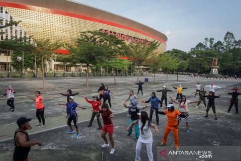 Kompleks stadion Manahan kembali dibuka