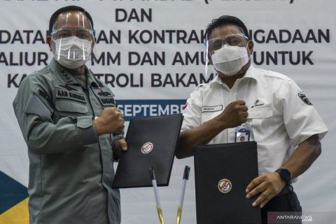 Kerja sama Bakamla RI dengan PT Pindad