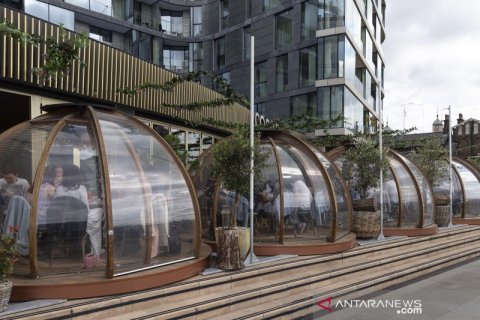 Restoran di London sediakan 'kapsul' khusus untuk pelanggan