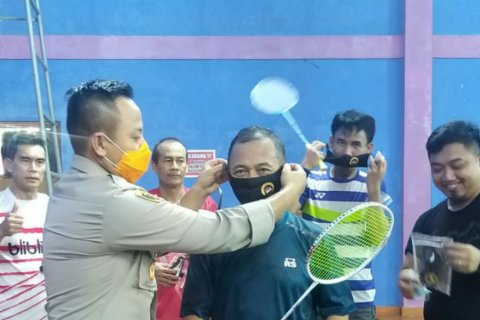 Polres Serang Kota Peduli COVID-19, Edukasi Komunitas Olahraga