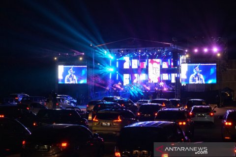 Konser musik drive-in pertama di Yogyakarta