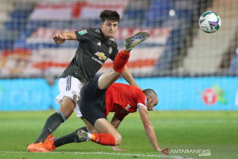 Piala Liga Inggris: Setan Merah kalahkan tuan rumah Luton Twon 3-0