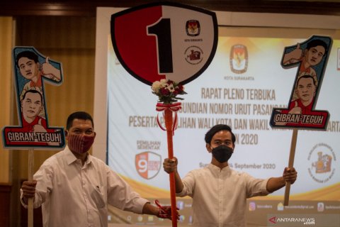 Pengundian nomor urut Pilkada Solo