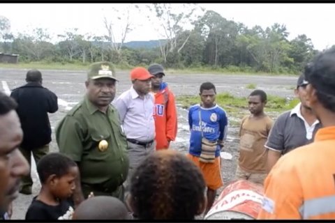 Sekelompok orang serang Polsek Elelim Yalimo Papua