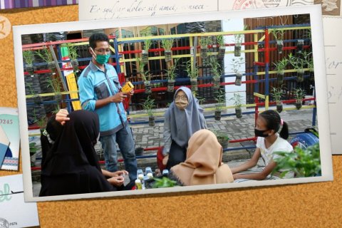 Memanfaatkan barang bekas jadi PLTB mini