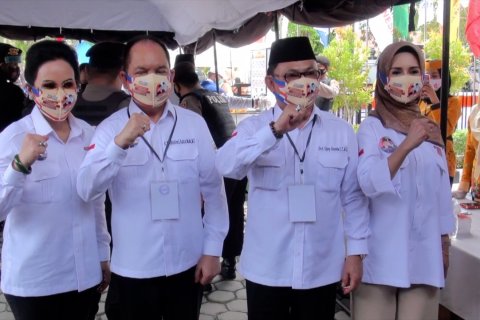 Pilkada  Gubernur Kalteng diikuti dua pasangan calon