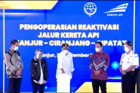 Menhub resmikan reaktivasi jalur KA Ciranjang-Cipatat