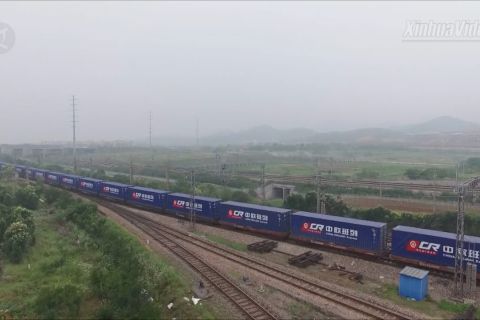 Jumlah kereta barang China-Eropa catat rekor tertinggi baru