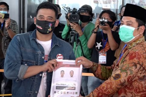 Usai mendaftar ke KPU, Bobby Nasution janjikan reformasi birokrasi