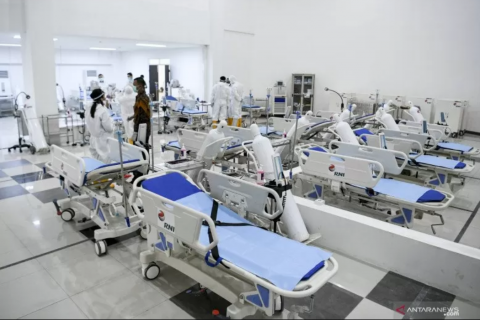 Jumlah tempat tidur di Wisma Atlet tersisa 1.100