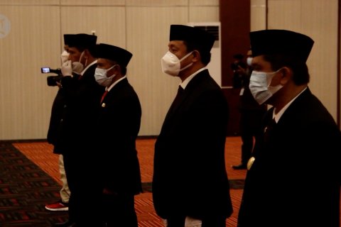 Gubernur kukuhkan lima Pjs Bupati dan Wali Kota di Malut