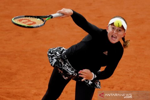 Tenis French Open: Karolina Pliskova tumbang ditangan Jelena Ostapenko